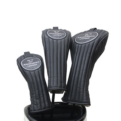 Leather Golf Wood Head Cover Set
