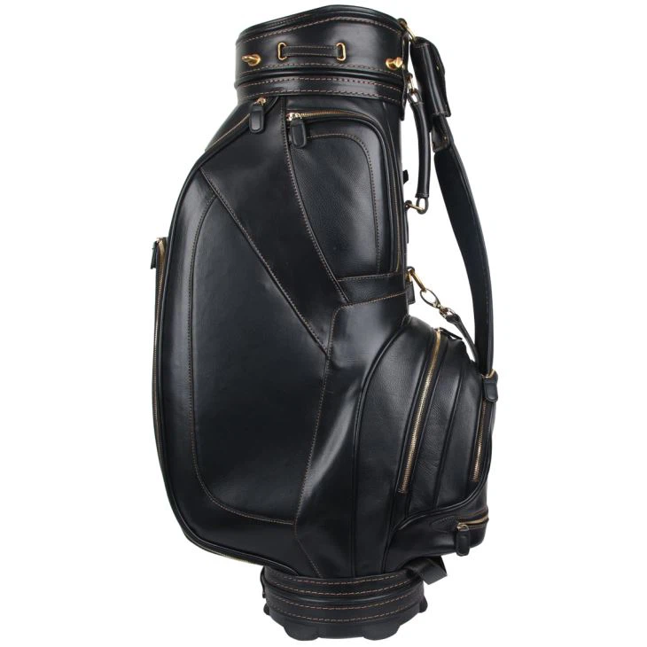 Genuine Leather Golf Staff Bag